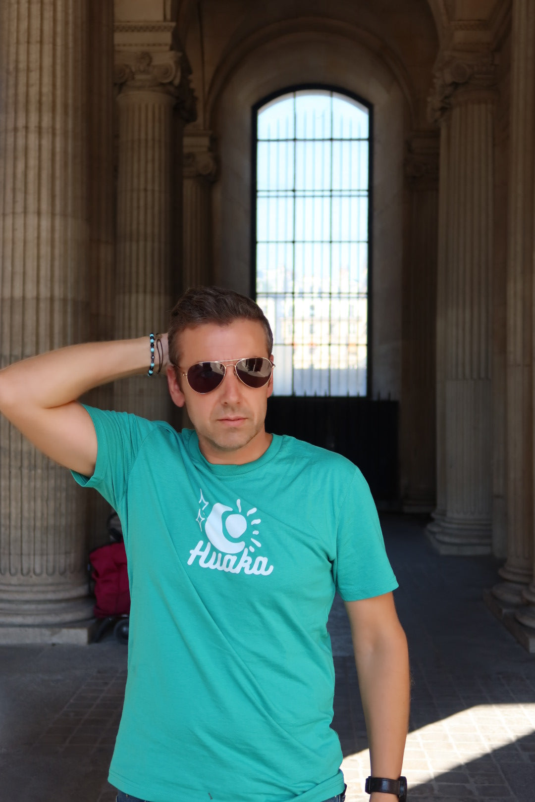 T-shirt HUAKA unisexe en coton biologique